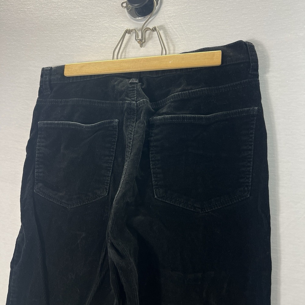 Vintage Polo Jeans Co Corduroy Pants Black Straight Y2K Womens 6 - Picture 8 of 8